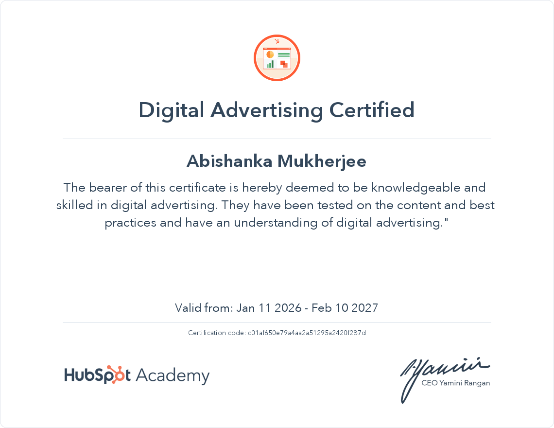 digital advertising hubspot